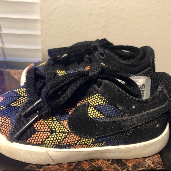 Nike Blazer Low N7 Suede Black Citron Pulse Size 5C - Picture 4 of 16